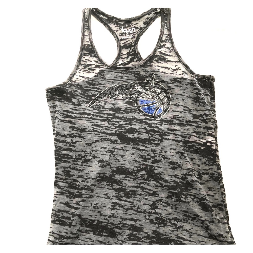 Orlando Magic Sheer Tank Top with Sparkly Logo